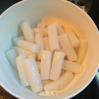 菠菜鸡蛋炒年糕的做法步骤：4