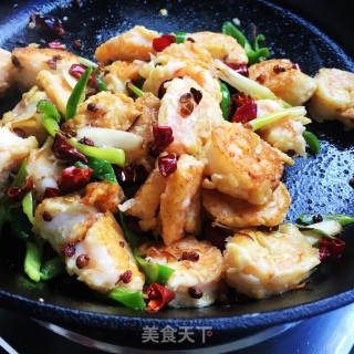 干煸虾仁的做法步骤：12