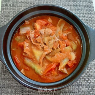 咸菜番茄炒肉片的做法步骤：10