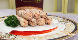 宝宝辅食——藜麦虾肉肠的做法步骤：6
