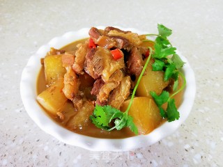 牛腩炖萝卜的做法步骤：17
