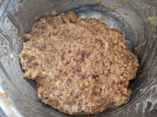 莲藕牛肉丸的做法步骤：4