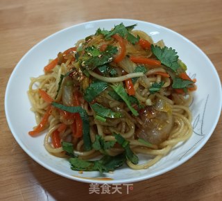 胡萝卜白菜肉焖面的做法步骤：11