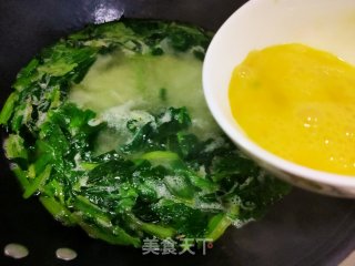 菠菜蛋花汤的做法步骤：7