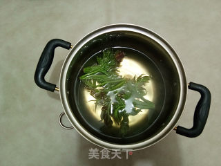 香椿拌鹰嘴豆的做法步骤：4