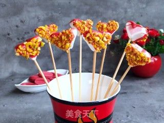 爱心巧克力棉花糖的做法步骤：8