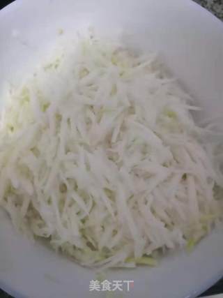 荠菜芯丸子的做法步骤：2