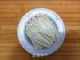 干贝蒸金针菇的做法步骤：4