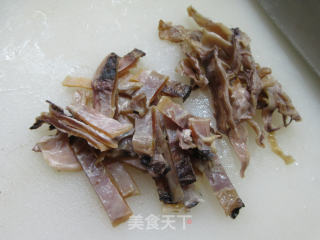 乌贼鲞炒荷兰豆的做法步骤：4