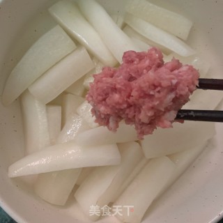 白萝卜肉末汤的做法步骤：4
