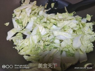 白菜炒蛋的做法步骤：4