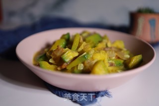 腊肉烧南瓜的做法步骤：7