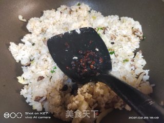葱香牛肉炒饭的做法步骤：7