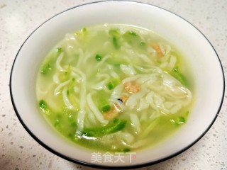 萝卜丝虾皮手擀面的做法步骤：13
