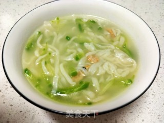 萝卜丝虾皮手擀面的做法步骤：15