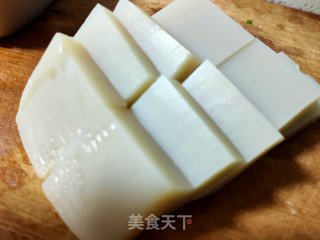时令油煎焖子的做法步骤：2