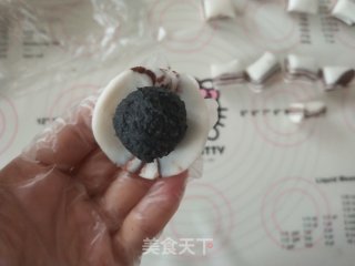 大理石黑芝麻汤圆的做法步骤：18