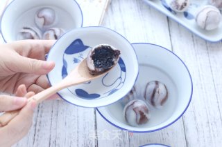 大理石黑芝麻汤圆的做法步骤：20