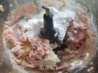 香葱猪肉丸子的做法步骤：5