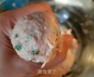 香葱猪肉丸子的做法步骤：13