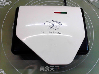 太妃炼奶华夫饼的做法步骤：8