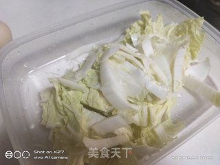 腊肉白菜炒面的做法步骤：3