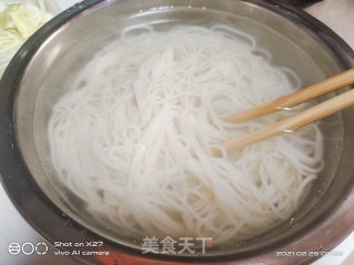 腊肉白菜炒面的做法步骤：7