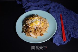 腊肉白菜炒面的做法步骤：15