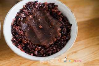 36个月以上豆沙紫米八宝饭的做法步骤：9