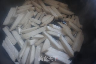 #早春美味#比肉好吃的小炒素鲍丝的做法步骤：3