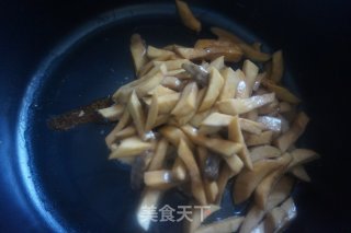 #早春美味#比肉好吃的小炒素鲍丝的做法步骤：10