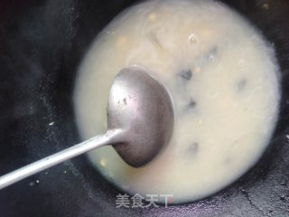 菠菜皮蛋粥的做法步骤：4