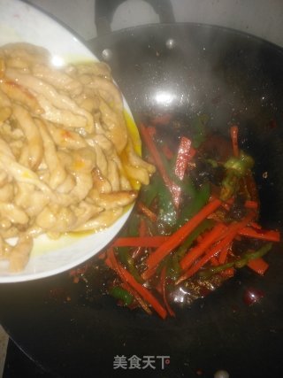鱼香肉丝的做法步骤：9