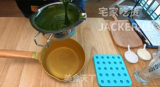 第一次尝试自制滚元宵，抹茶巧克力馅，简单又美味！的做法步骤：5