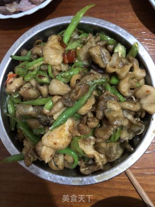 青椒爆肥肠的做法步骤：5