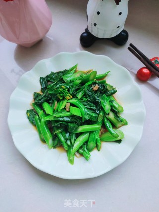油渣炒菜心的做法步骤：11
