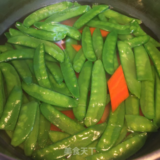 荷兰豆炒牛肉的做法步骤：4