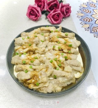 粉蒸软排豆腐的做法步骤：7