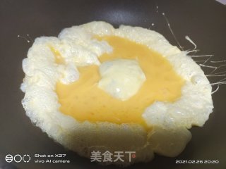 夜开花炒鸡蛋的做法步骤：2