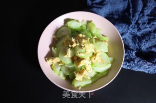 夜开花炒鸡蛋的做法步骤：8