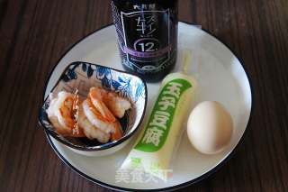玉子豆腐蒸凤尾虾的做法步骤：1