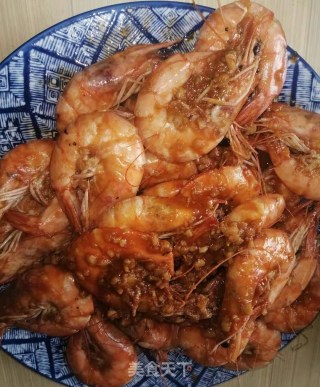 蒜蓉大虾的做法步骤：7
