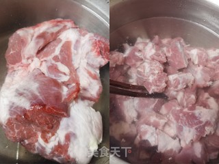 萝卜炖羊肉的做法步骤：1