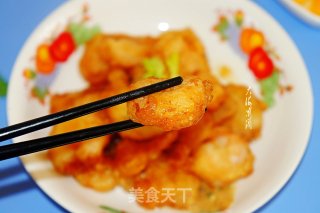 软炸虾仁的做法步骤：7