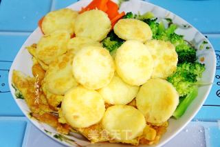 素炒玉子豆腐的做法步骤：6