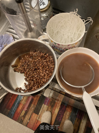 红豆元宵的做法步骤：2