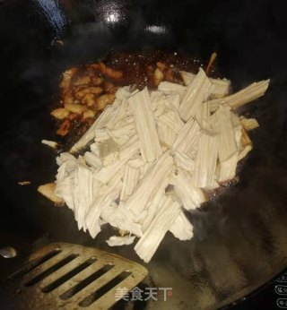 炒腐竹的做法步骤：10