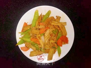 炒腐竹的做法步骤：13