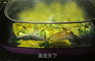 韭菜鸡蛋锅贴的做法步骤：13