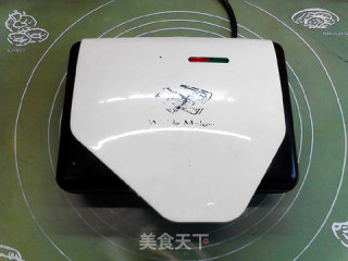 芝士味炼奶山药华夫饼的做法步骤：8